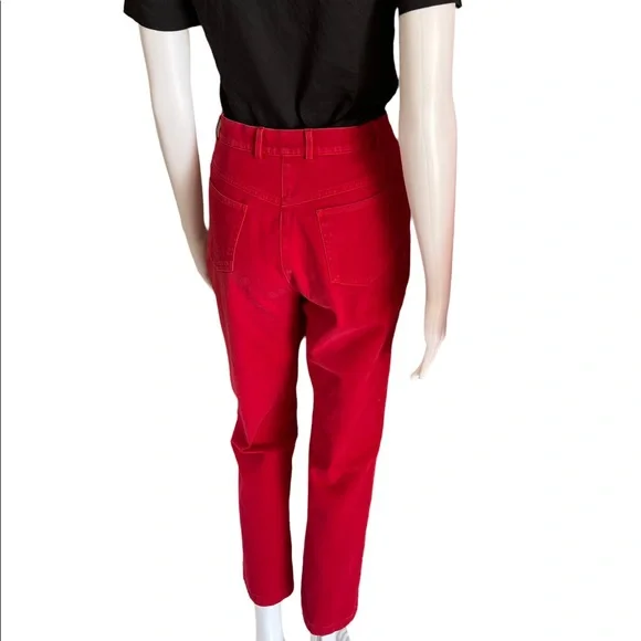 St John sport  bundle jeans in rich raspberry and white sz 2 bundle both for 1 - Picture 4 of 11